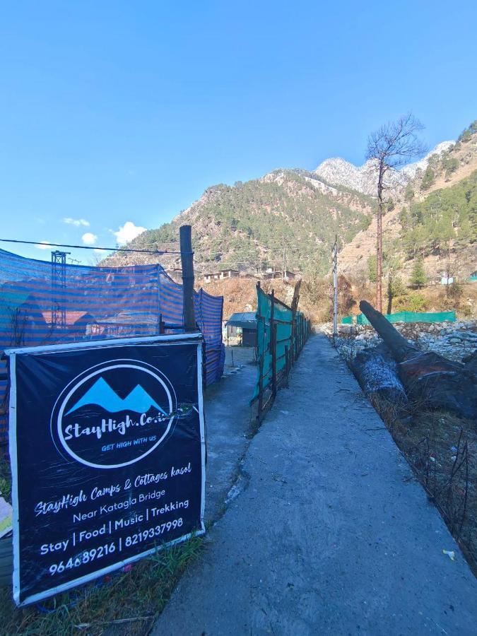 Stayhigh Camps & Cottages Kasol Dış mekan fotoğraf